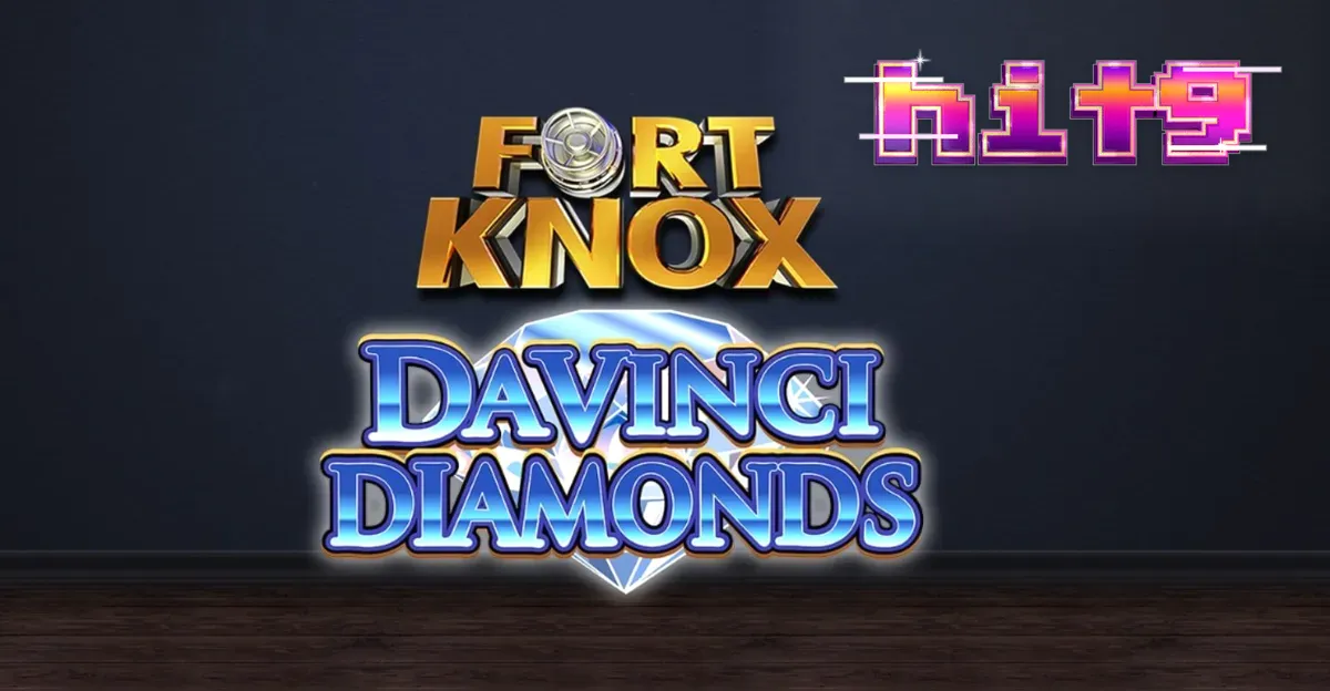 Tampilan visual slot Fort Knox Da Vinci Diamonds dengan elemen seni Renaisans dan brankas mewah